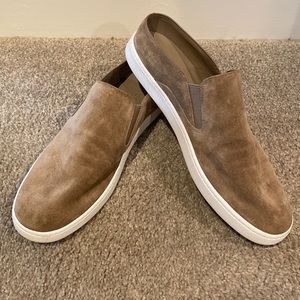 VINCE suede slip on/mule sneakers. Womens sz 10 like new condition.